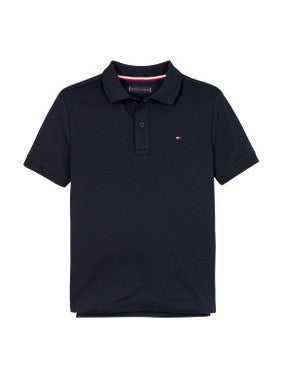 INTERLOCK REG POLO SS Donker Blauw