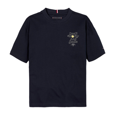 FUN GRAPHIC TEE SS Donker Blauw