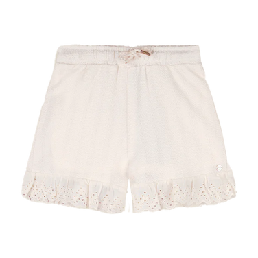 Sara Structured Jersey Short Off White