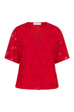 Blouse Valentina Rood