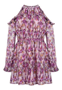 NALEDI IKAT CO 588 dress Paars