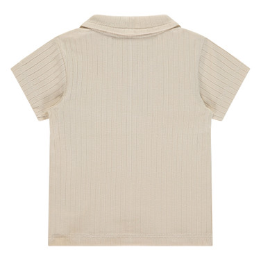 baby polo shortsleeve Tiny rib Off White