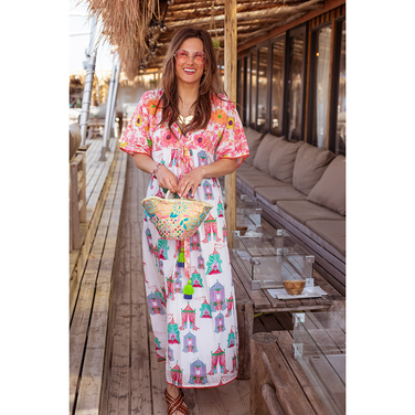 Mix Long Dress Print