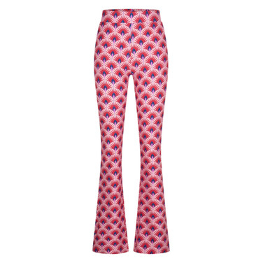 Flared Pants Grafisch patroon Roze KL
