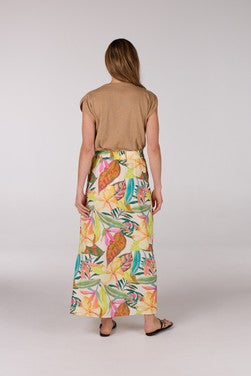 FANS ROK WAP 691 long slits elastic waistband Multi