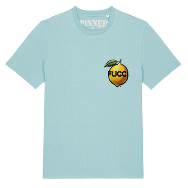 T-shirt Lemon Chest Licht Blauw