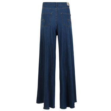 Houston 5 Pocket Extra Wide Leg Jeans Blauw