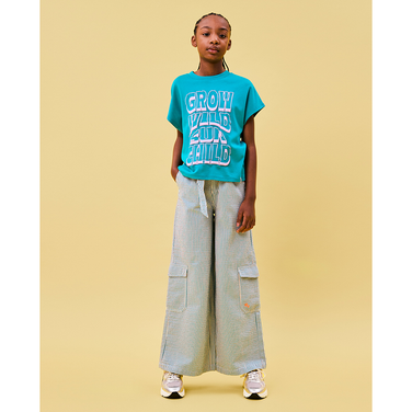 Smiley T-shirts Blauw