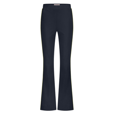 Nola tape flair trousers Donker Blauw