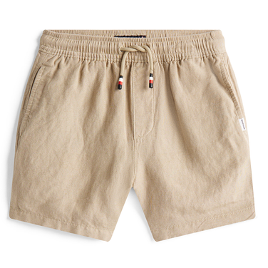 LINEN VISCOSE SHORT TH Beige