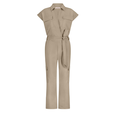 Nancy cargo jumpsuit Beige