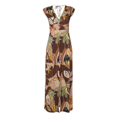 Rowany Almendra Dress Bruin 1