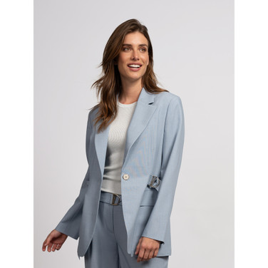 Isla Blazer Licht Blauw