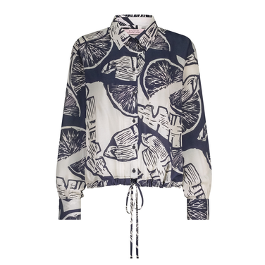 Dio orange blouse Blauw