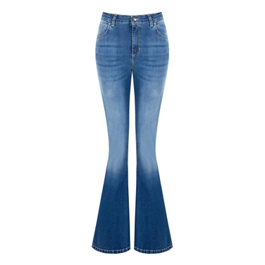 CFC0125233003 Pan jeans zampa Licht Blauw