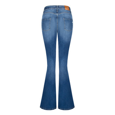 CFC0125233003 Pan jeans zampa Licht Blauw