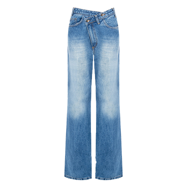 CFC0125185003 Pan jeans lungo Blauw