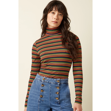 Rollneck Top Lumi Stripe Multi