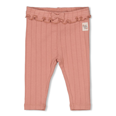 Legging pointelle rib - Woodland Bloom Roze