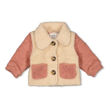 Bouclé jasje - Woodland Bloom Off White