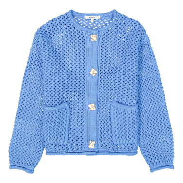 H50052 Ladies Cardigan Licht Blauw