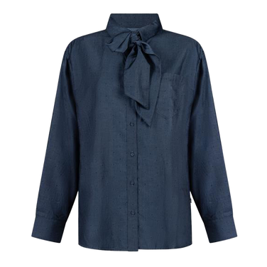 ESS BLOUSE SR 737 necktie Blauw