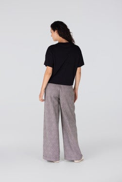 LARA SHIRT CO 138 short sleeve wide fit j.am print Zwart 1