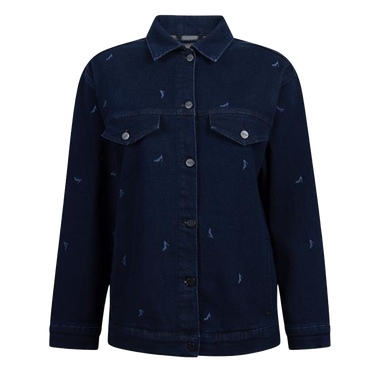 KAE JACKET DH 733 long sleeve oversized Blauw