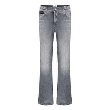Paris Flared Shadow Effect Jeans Grijs