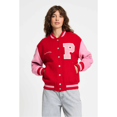 JACKET - Baseball Chili Red Rood