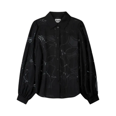 BLOUSE - Graphite Black Zwart 1