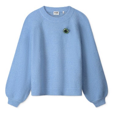 PULLOVER - Sky Blue Licht Blauw