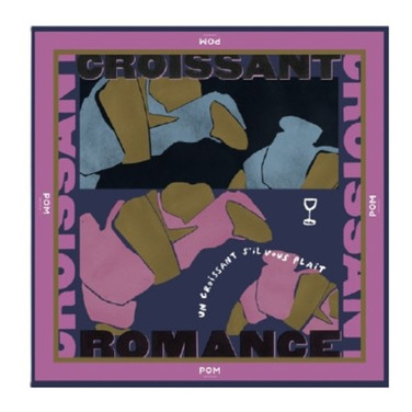 SHAWL - Croissant Romance Small Roze