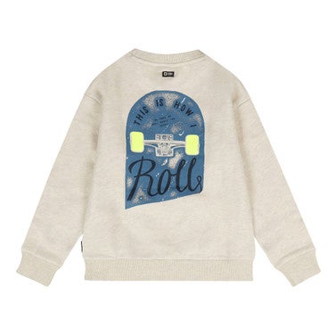 Deck Sweater Backprint Skate Off White