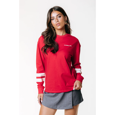 Rebel 23 Longsleeve Tee Cuff Rood