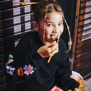 Zahara Sweater Sleeve Embro Zwart 1