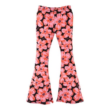 Merthe Flared Pants Big Flowers Multi