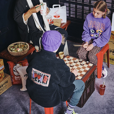 Kyzer Teddy Jacket Zwart 1