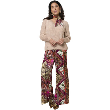 Lola Small Palermo Scarf Bordeaux