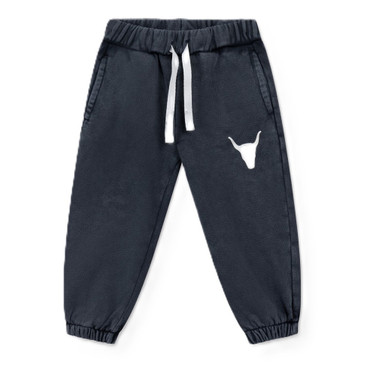 baby knitted bull logo pants Grijs