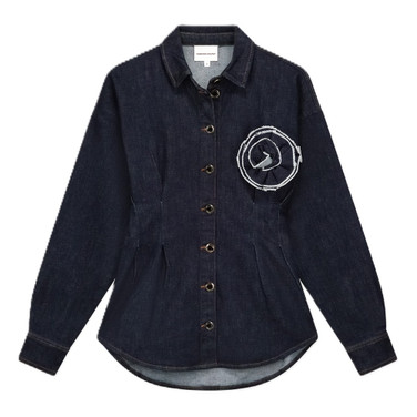 Irina Blouse Donker Blauw