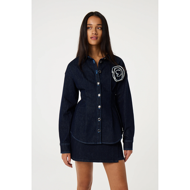 Irina Blouse Donker Blauw