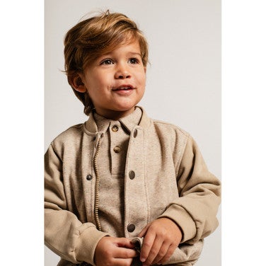 Morrens Sweat Cardigan Zand