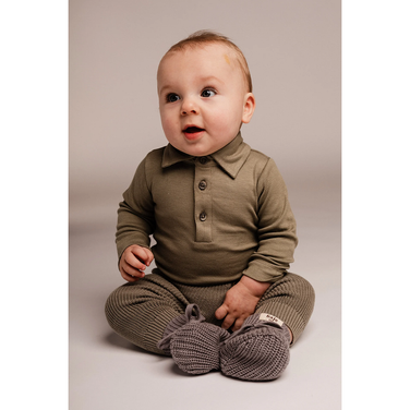 Davos Romper Polo Groen