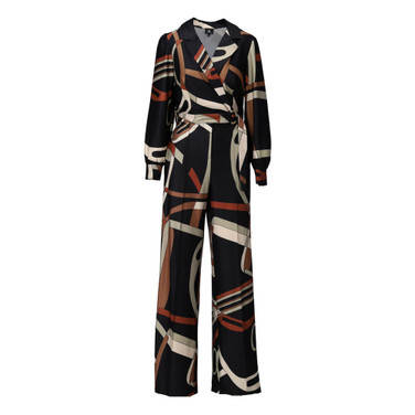 Jumpsuit met design B336 Zwart 1