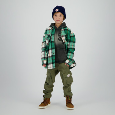 Claudio Worker Loose Fit Cargo Pants Groen