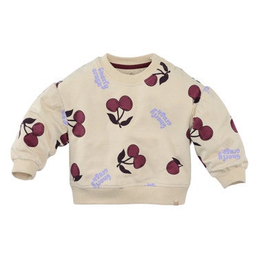 Liefe Mini Sweater Cherries Off White