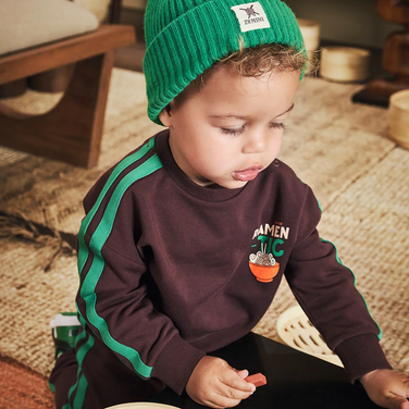 Sieb Mini Sweater Tape Bruin 1