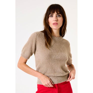 I50245 Ladies Pullover Bruin 1