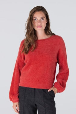 CAILY TRUI P 150 round neckline Rood